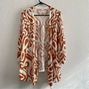 Chico’s 2 US L Summer Romance Abstract Cardigan Women’s Lightweight